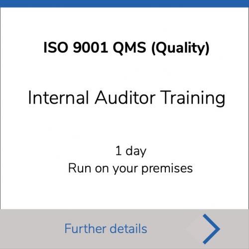 9001 Internal Auditor - 1 day